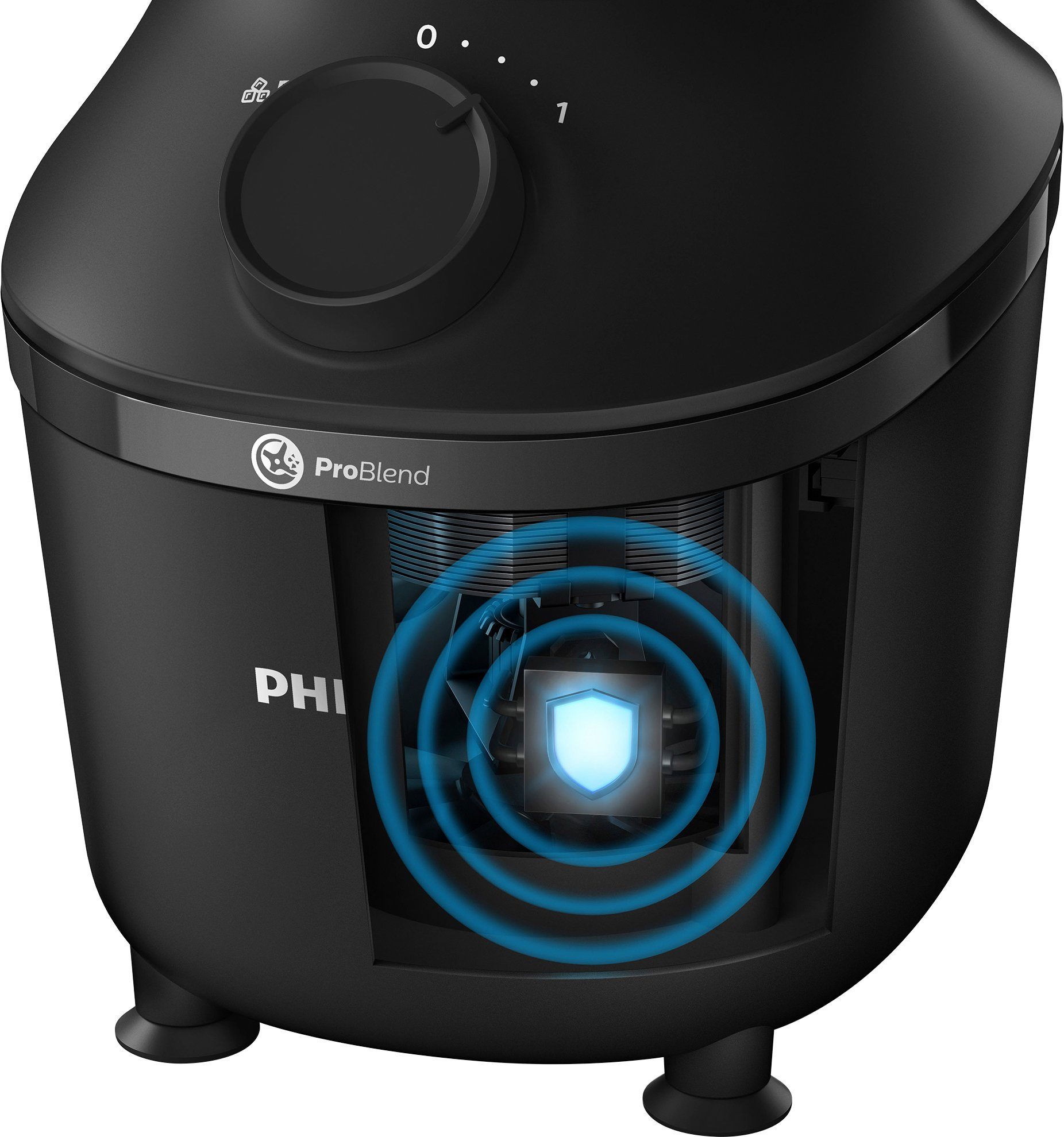 Philips Standmixer Philips Series 3000 HR2041/41, 1.9 Liter, 450 W, mit mobiler Trinkflasche