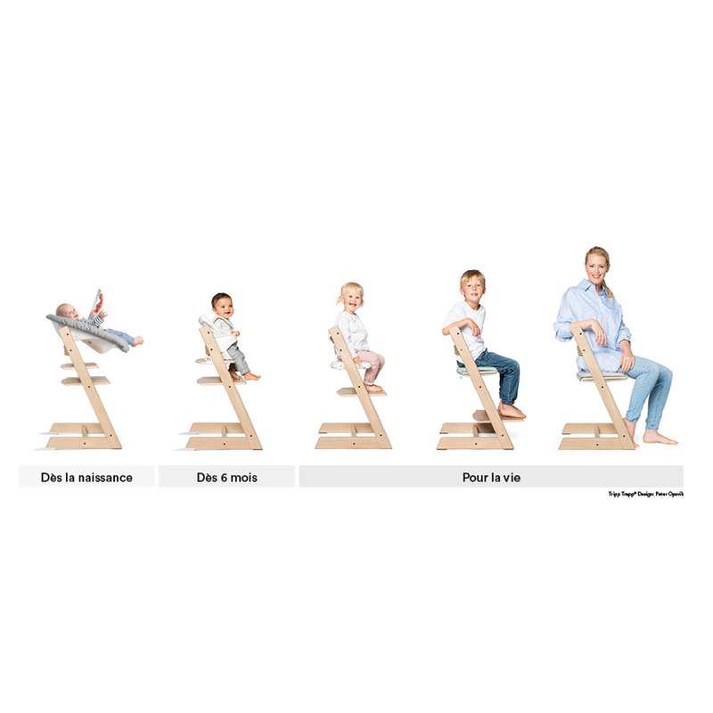 Chaise haute Tripp Trapp Rose Pastel Stokke