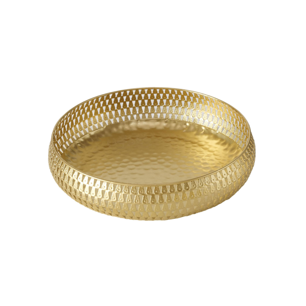 Deko-Schale Galdo goldfarben