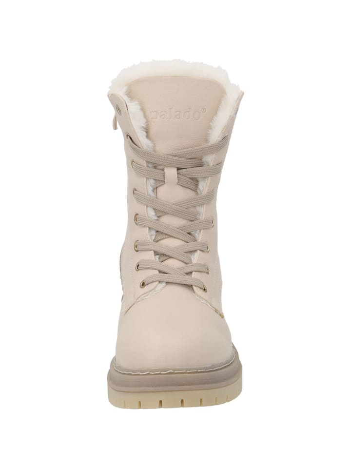 palado Schnürstiefeletten in Beige günstig kaufen