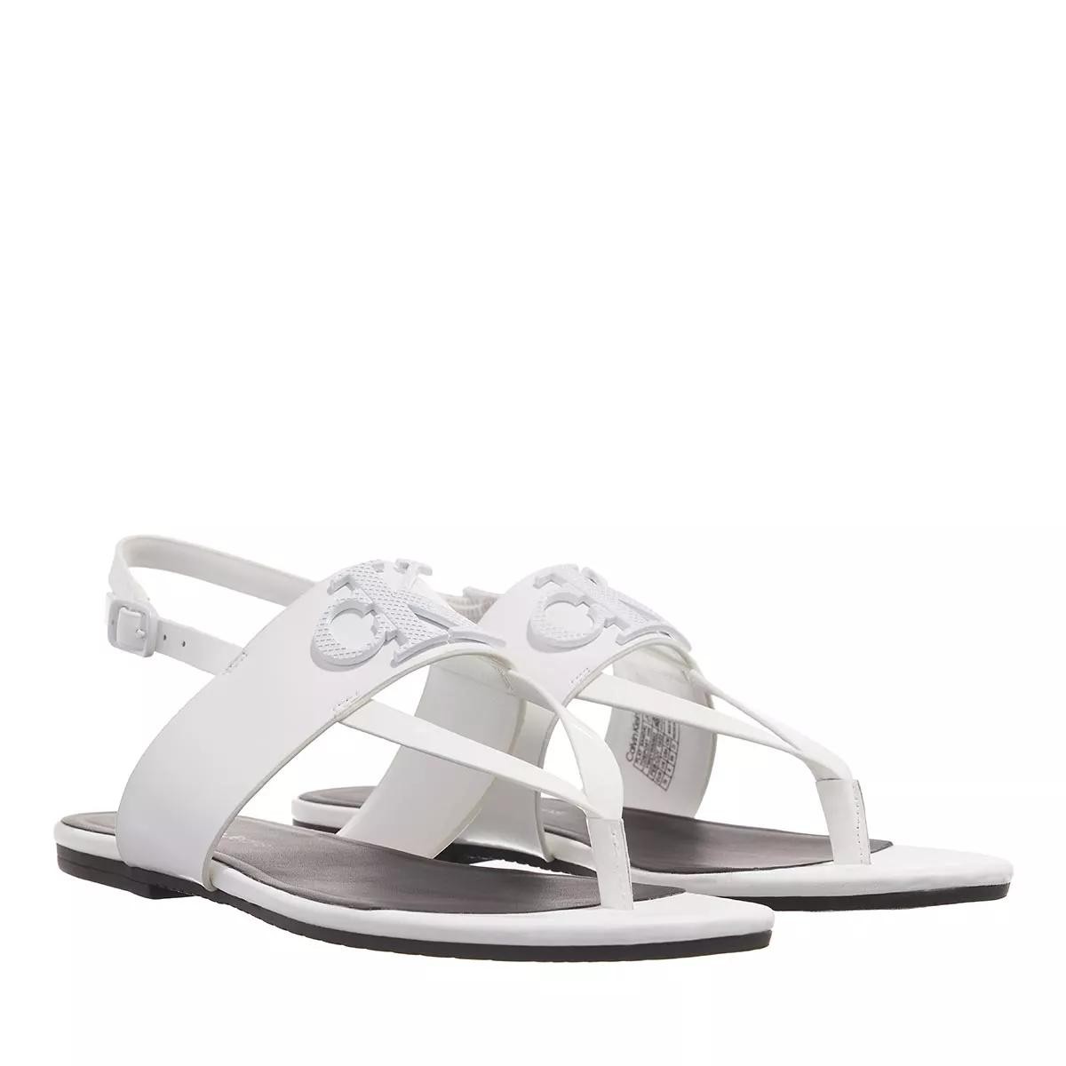 CALVIN KLEIN Zehentrenner weiss Sandale