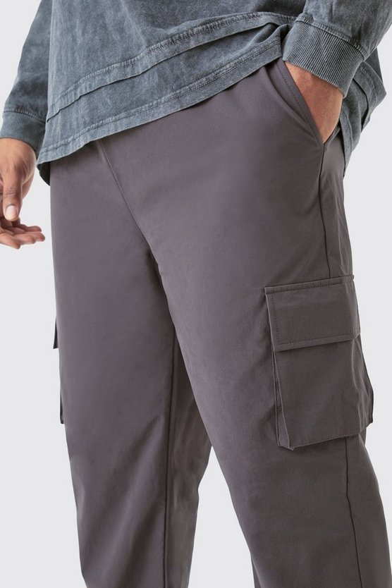 Plus elastische leichte Stretch Skinny Cargo-Hose