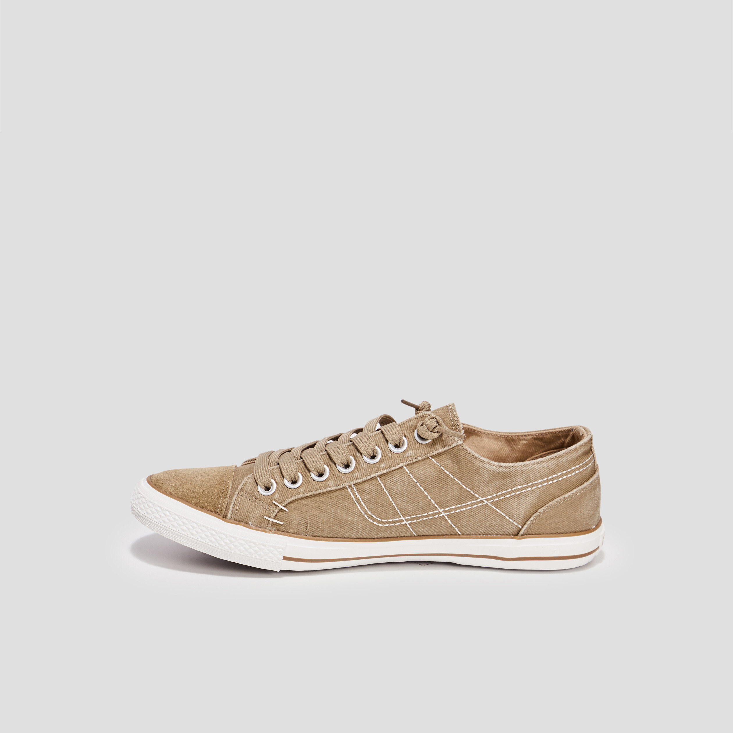 Tennis en toile à lacets Creeks sable homme | La Halle