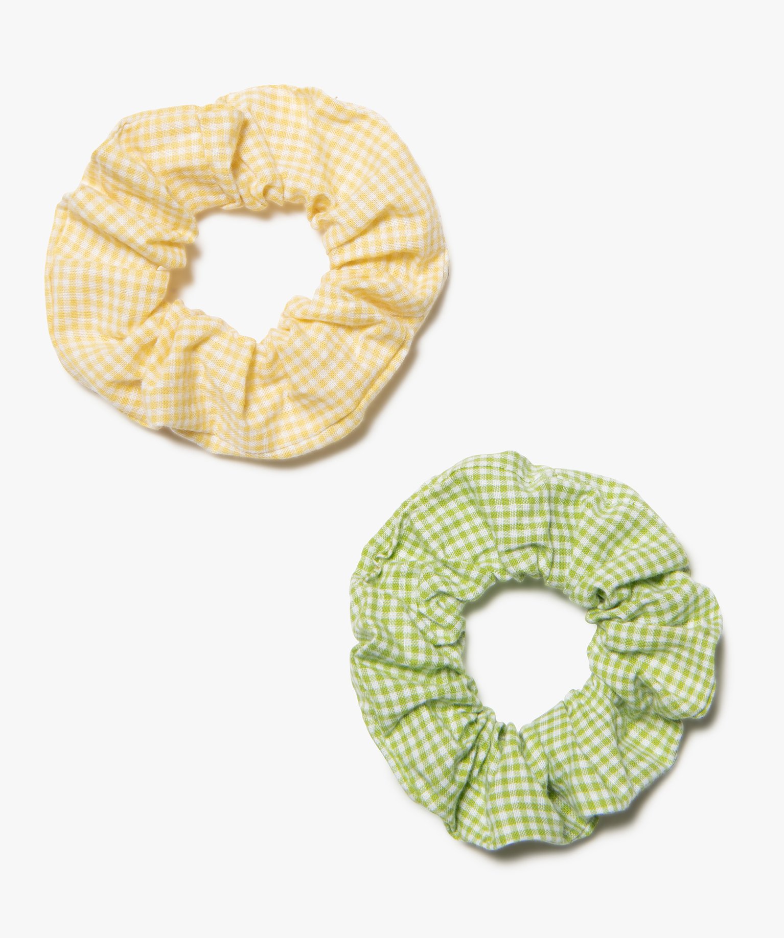 Chouchous pour les cheveux fille à motif vichy (lot de 2) multicolore | GEMO