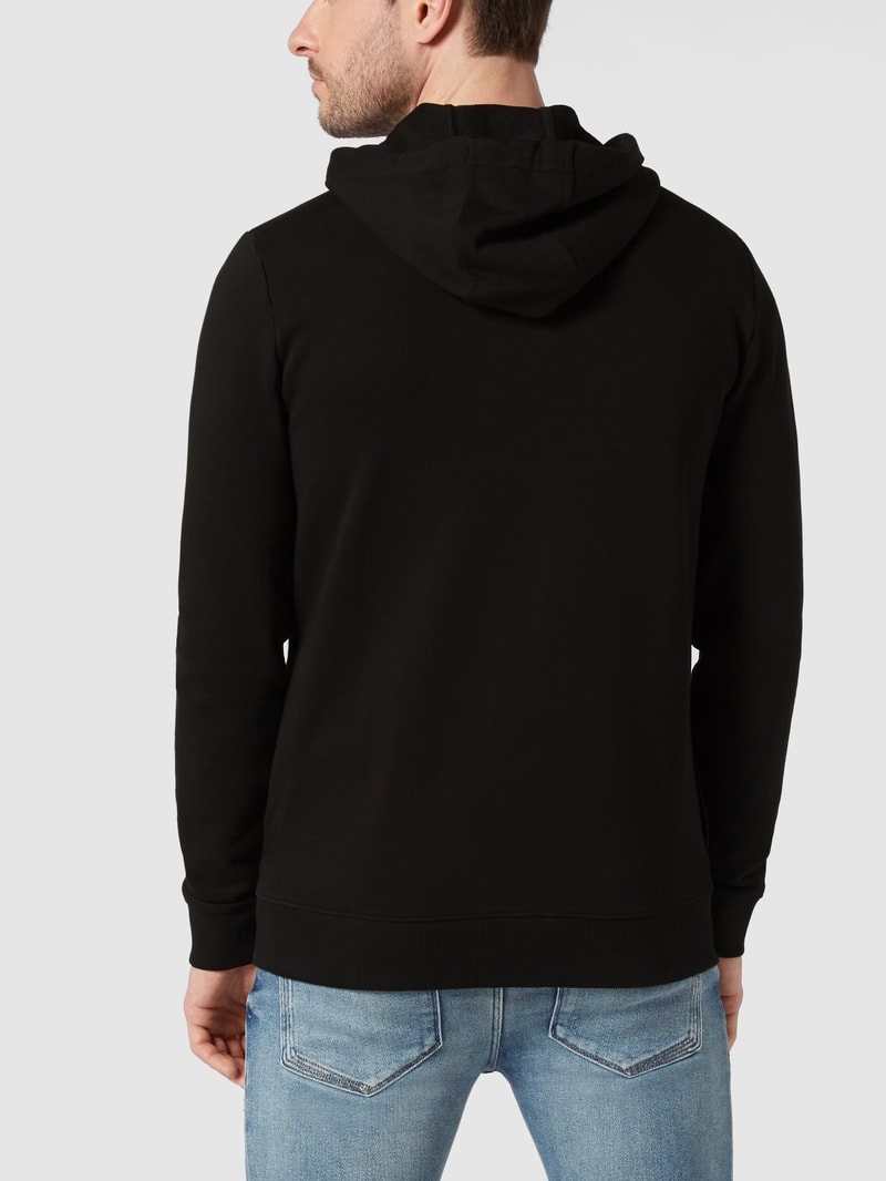 Sweatjacke aus Baumwolle Modell 'Daple212' in schwarz
