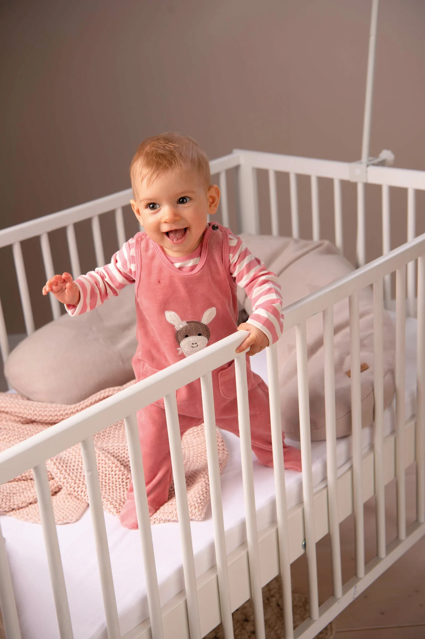 GOTS Strampler-Set Emmi girl aus Nicki in Rosa