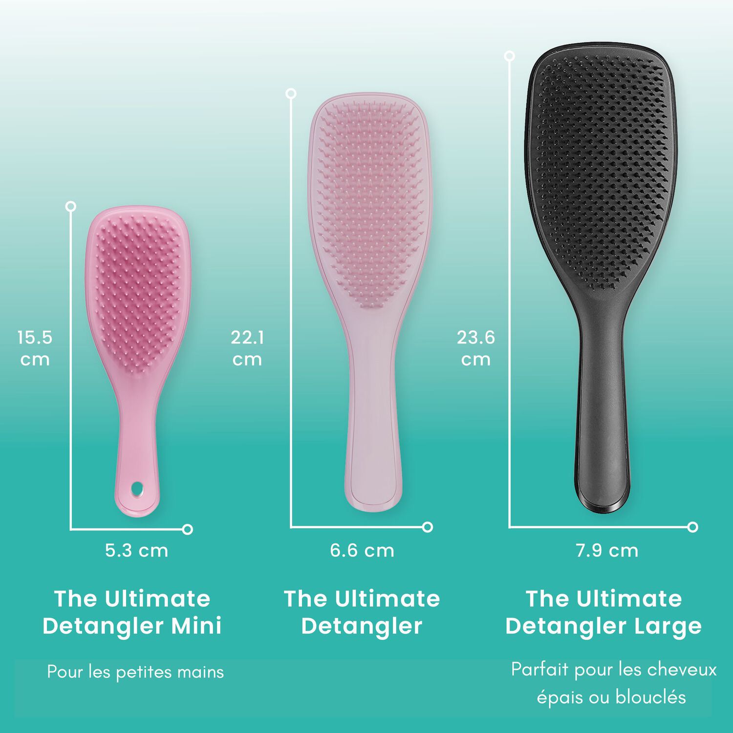 Tangle Teezer The Wet Detangler Hairbrush Liquorice Black