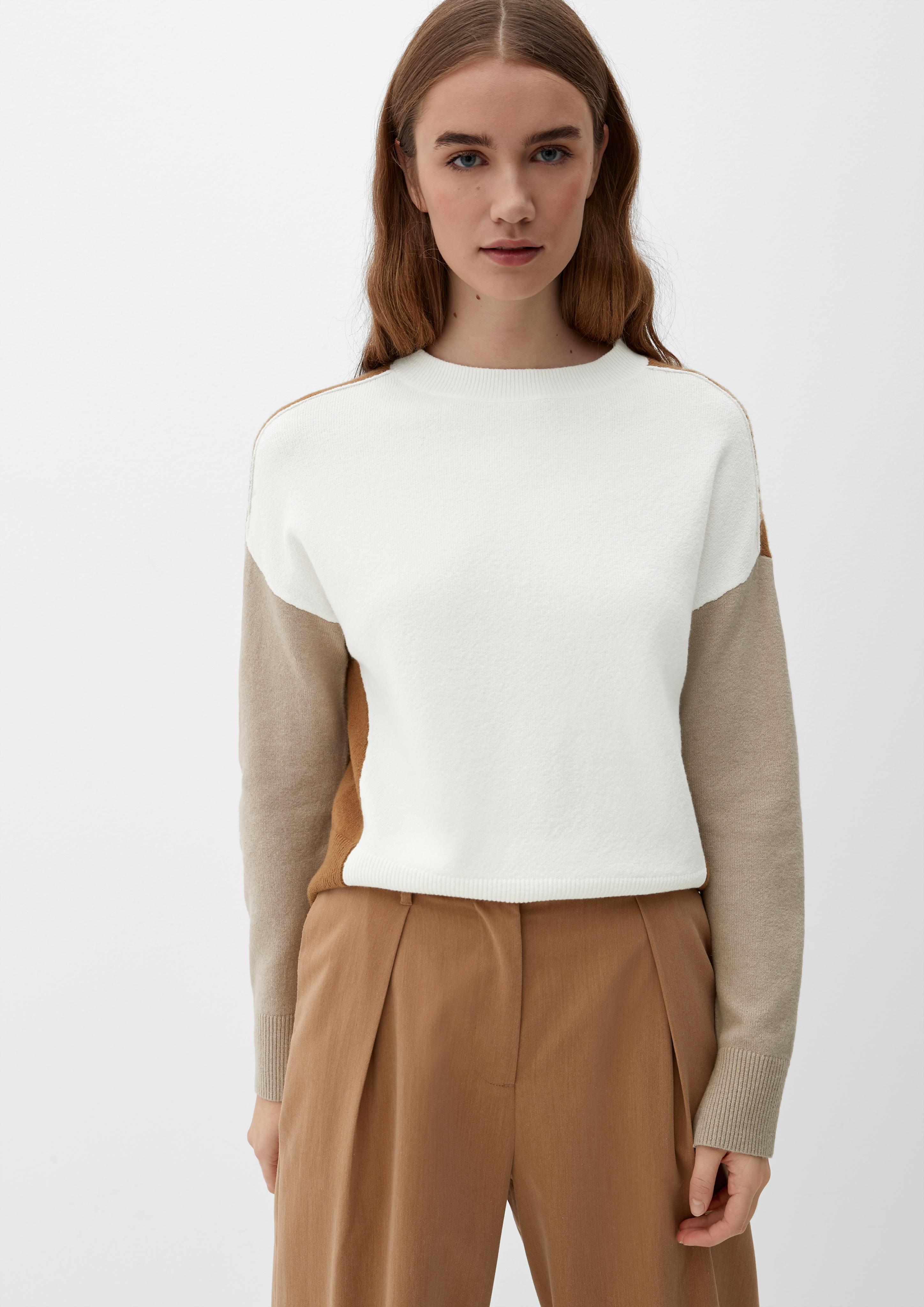 Strickpullover mit Colour Blocking  2124193-02X8