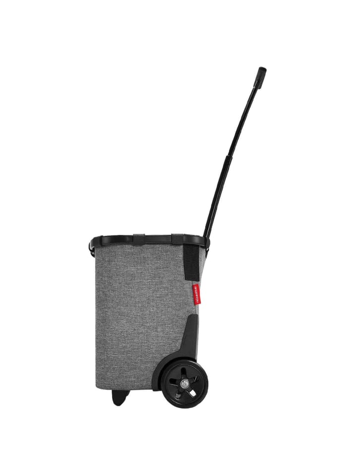 Reisenthel carrycruiser - Einkaufstrolley 47.5 cm (frame raffia black) in twist silver günstig kaufen onesize