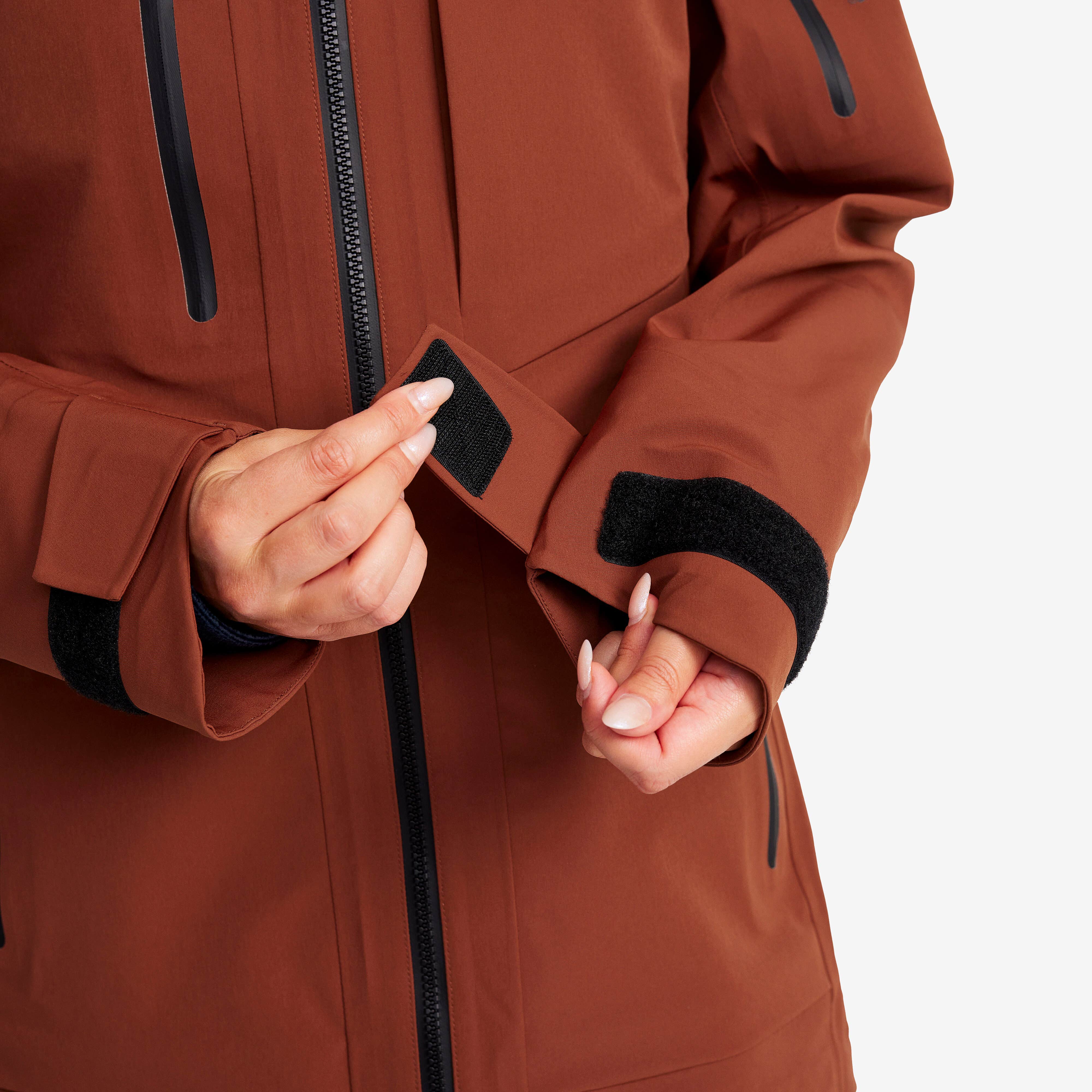 Cyclone Long 3L Jacket Femme Smoked Paprika