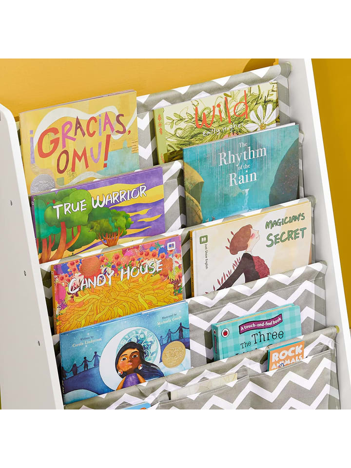 SoBuy Bücherregal in Hellgrau - (B)63 x (H)76 x (T)28cm günstig kaufen onesize