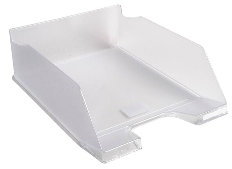 Exacompta Briefablage Classic 11523D Polystyrol 750 Blatt Transparent 10,3 x 25,5 x 34,7 cm 4 Stück