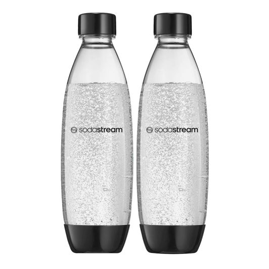 Sticle SODASTREAM – Set de 2 x 1L – Se pot spăla în mașina de spălat vase