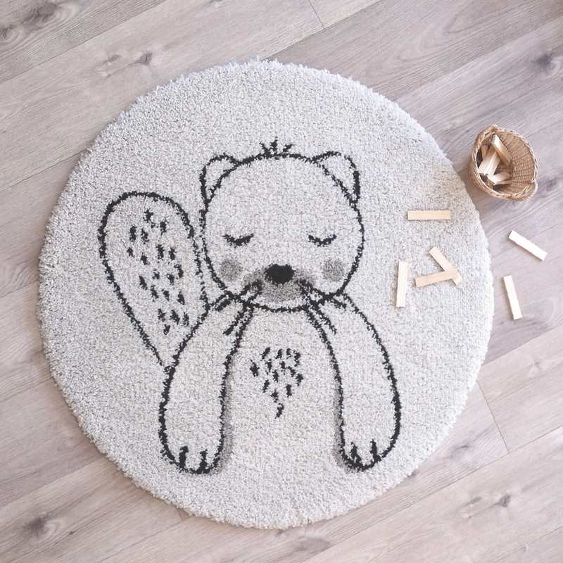 Tapis castor 120cm JANUS
