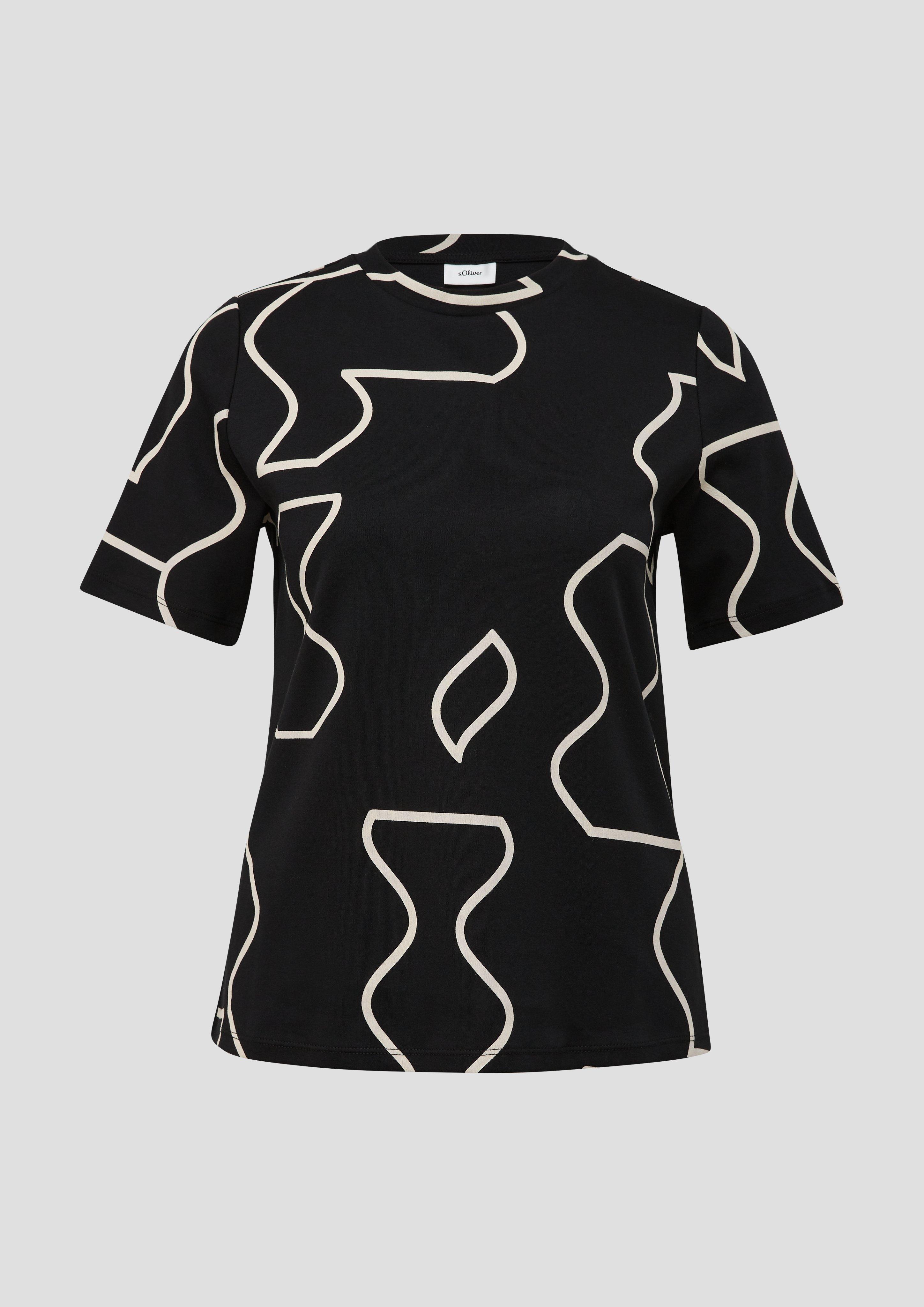 Jerseyshirt mit Allover-Print  2135713-99A5