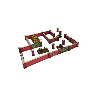 WW2 Normandy Brick Wall (PREPAINTED)