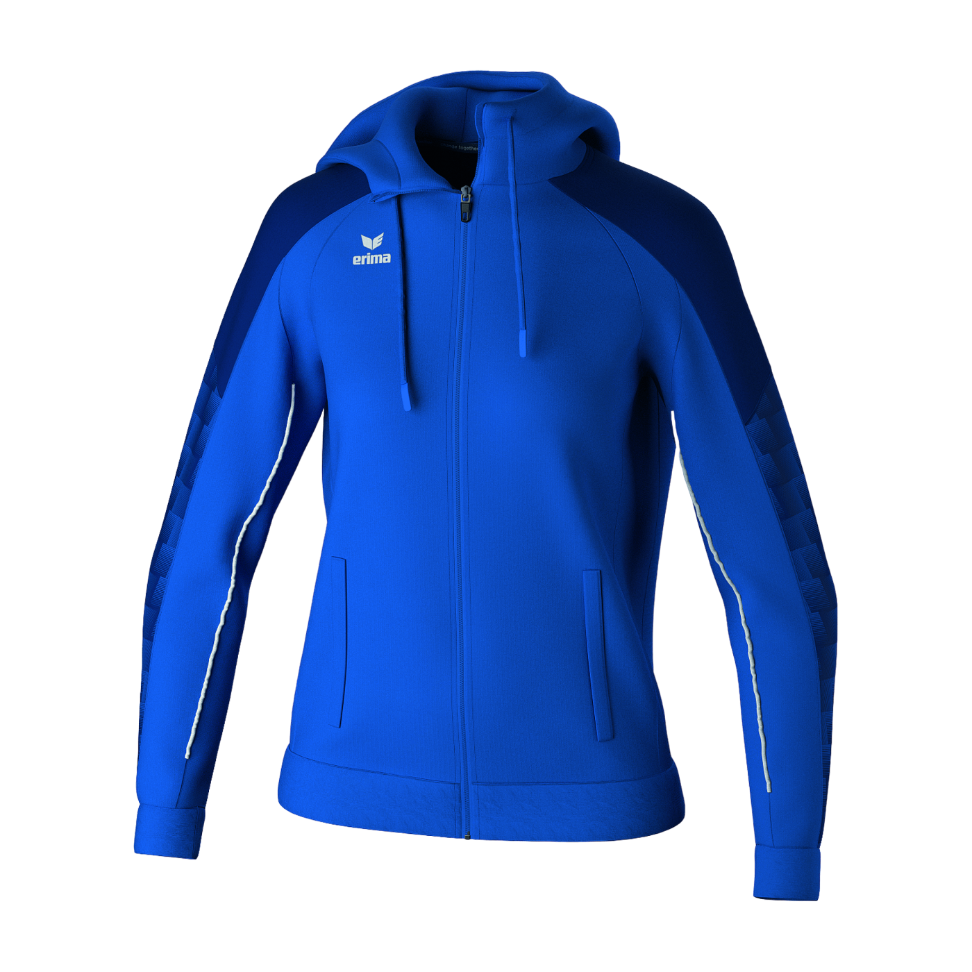 Erima Evo Star Kapuzenjacke Damen Blau