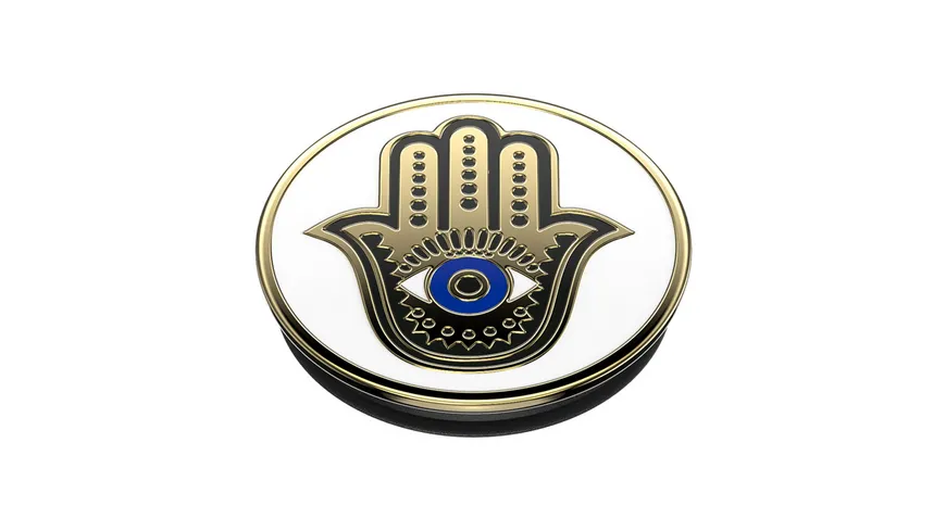 PopGrip Premium Enamel- ausziehbarer Handy-Griff Handyhalter - Hamsa Hand