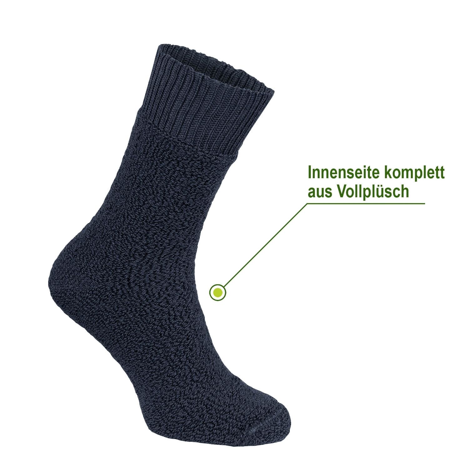 Vollplüsch Thermo Socken Immerwarm