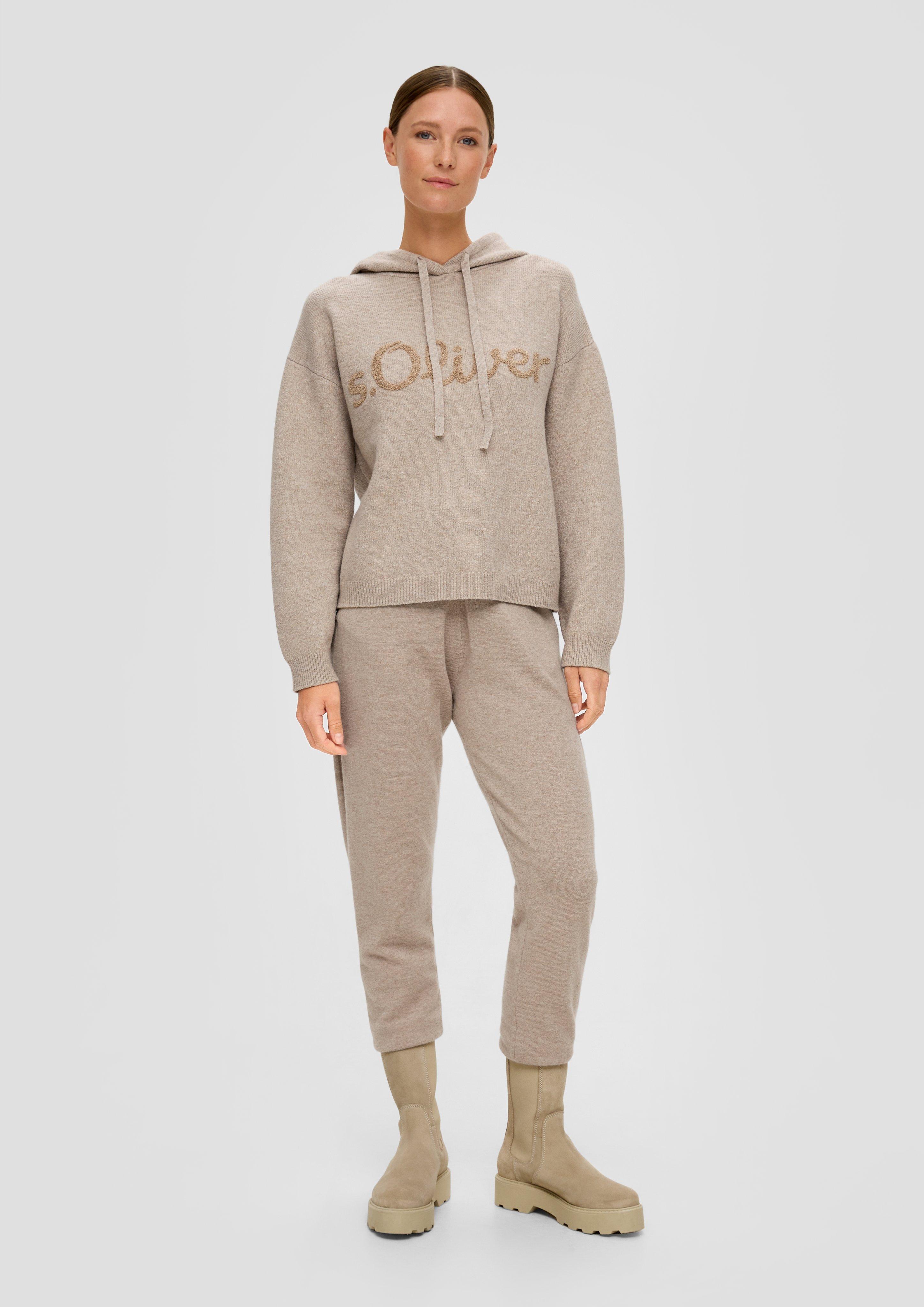 Strick-Hoodie aus Wollmix  2135271-82W2
