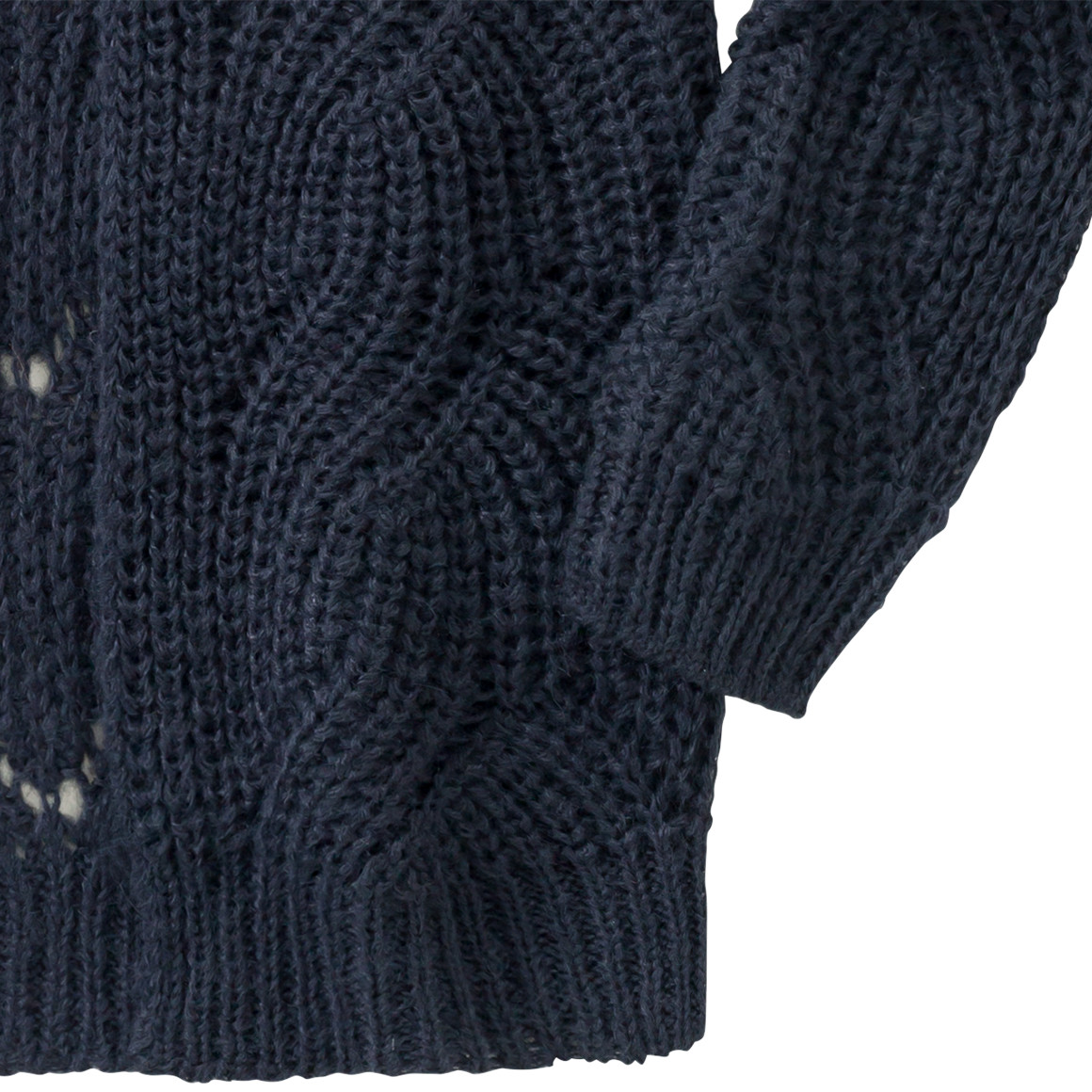 Mädchen Strickjacke mit Lockstrick-Muster