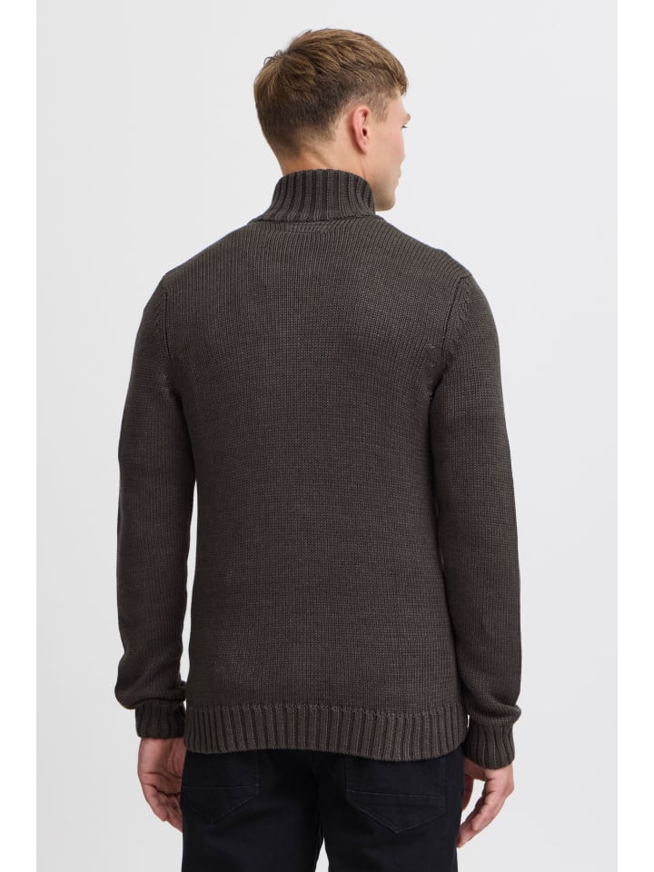 !SOLID Strickjacke SDPoul 21102155ME Strickjacke mit Stehkragen in Grau günstig kaufen M
