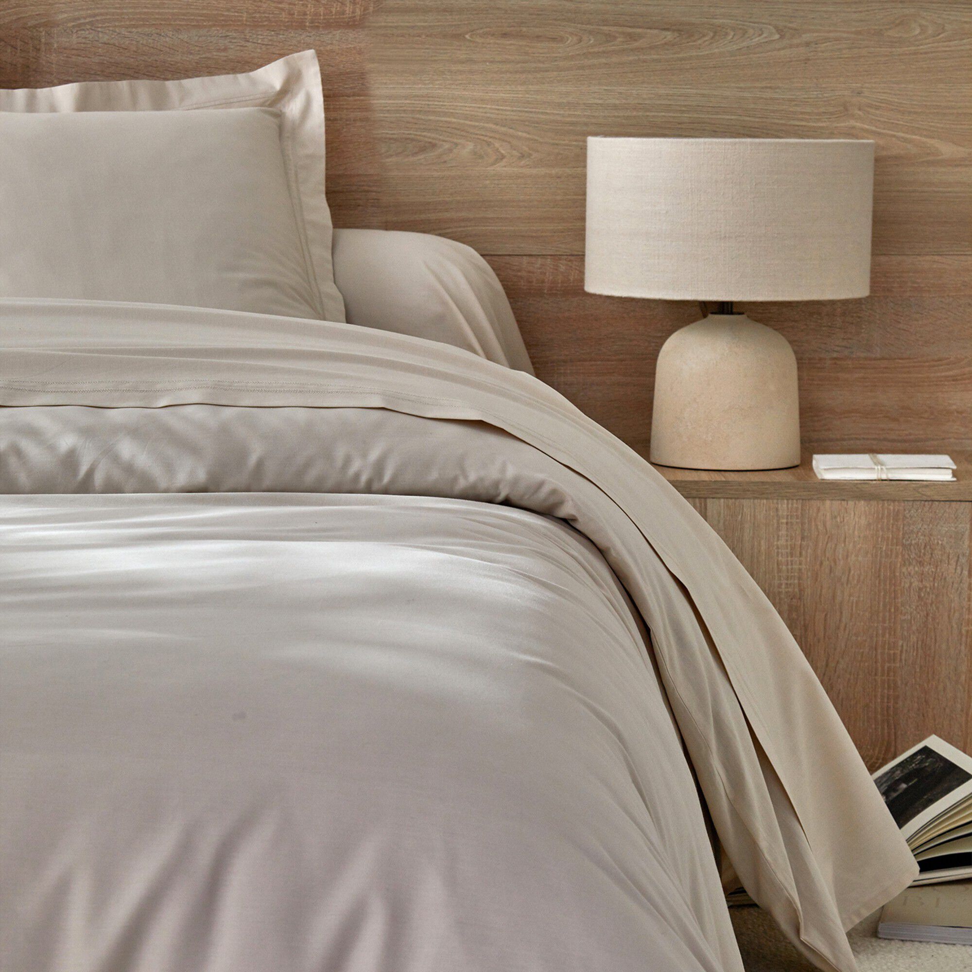 Linge de lit uni percale