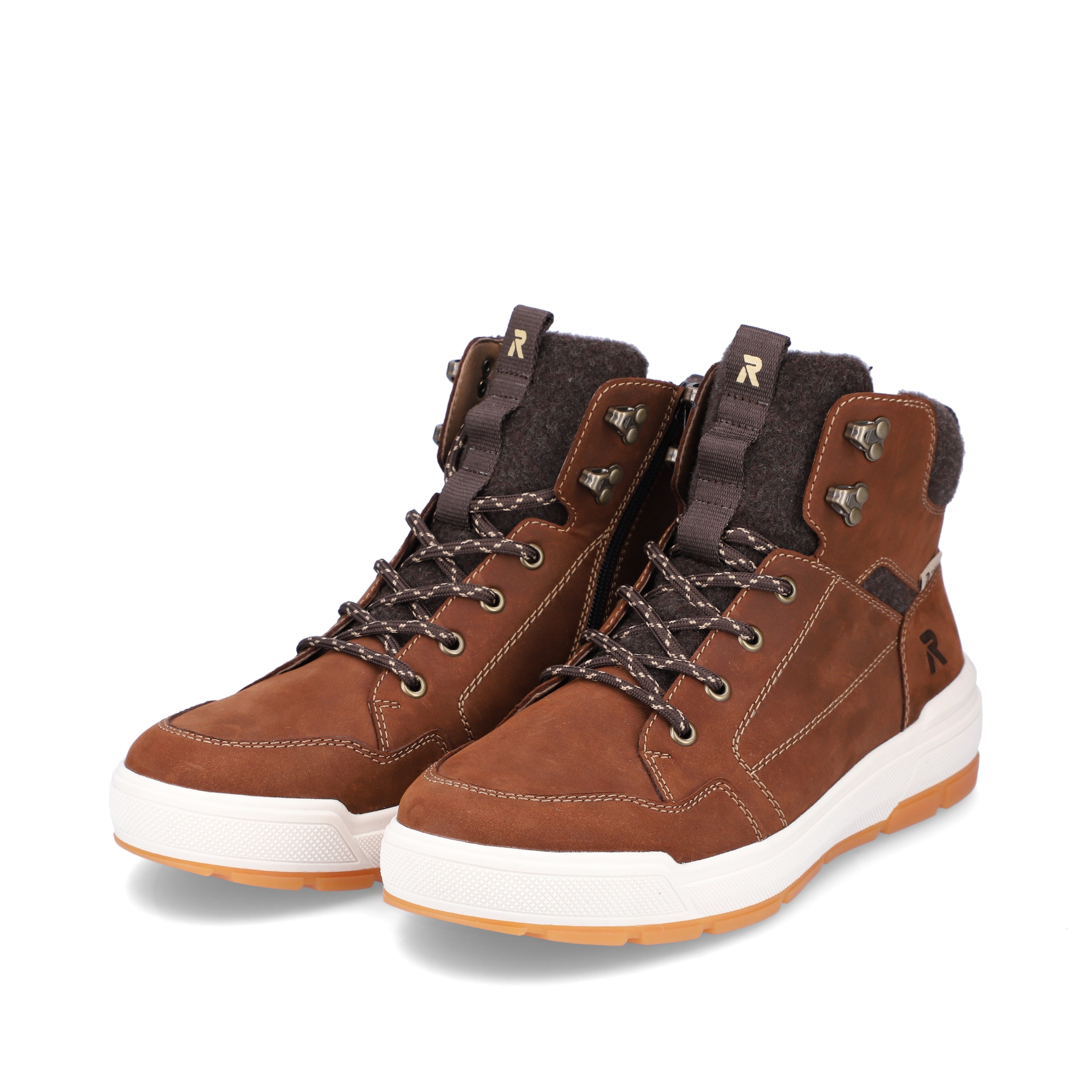 Rieker Herren Sneaker High nut brown