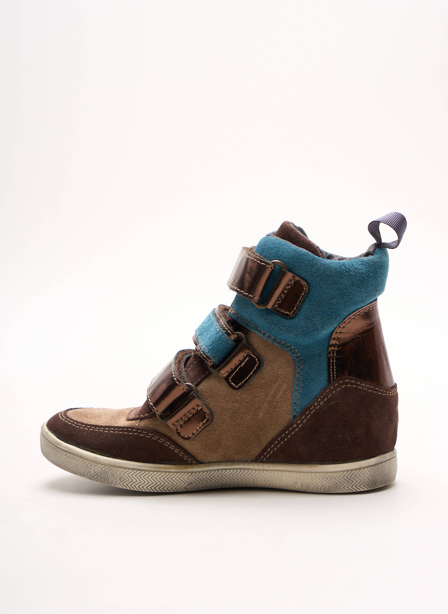 Acebos Baskets Fille couleur marron