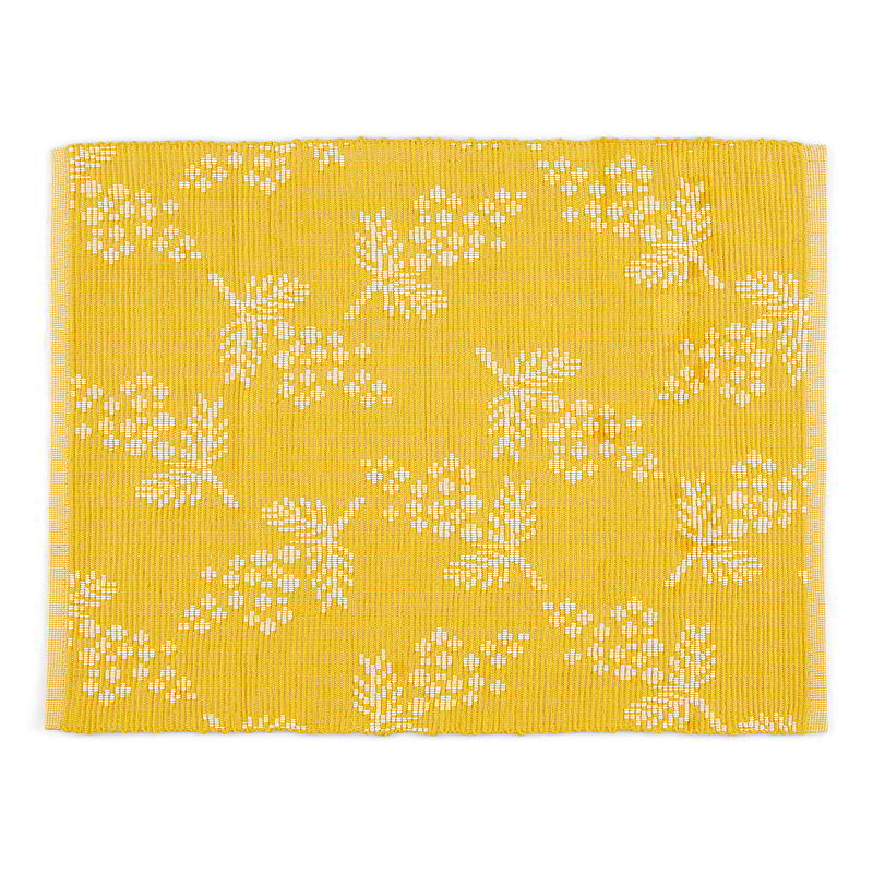 Home Spisebrikke Mimosa 33x43,5 cm rib gul