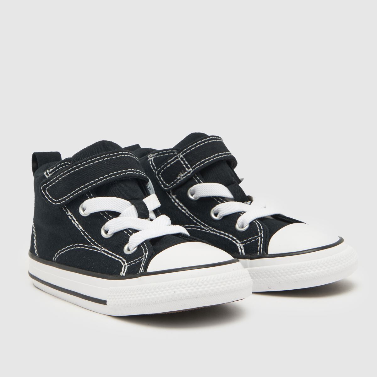 Converse svarta & vita All Star Malden pojkar småbarnsskor