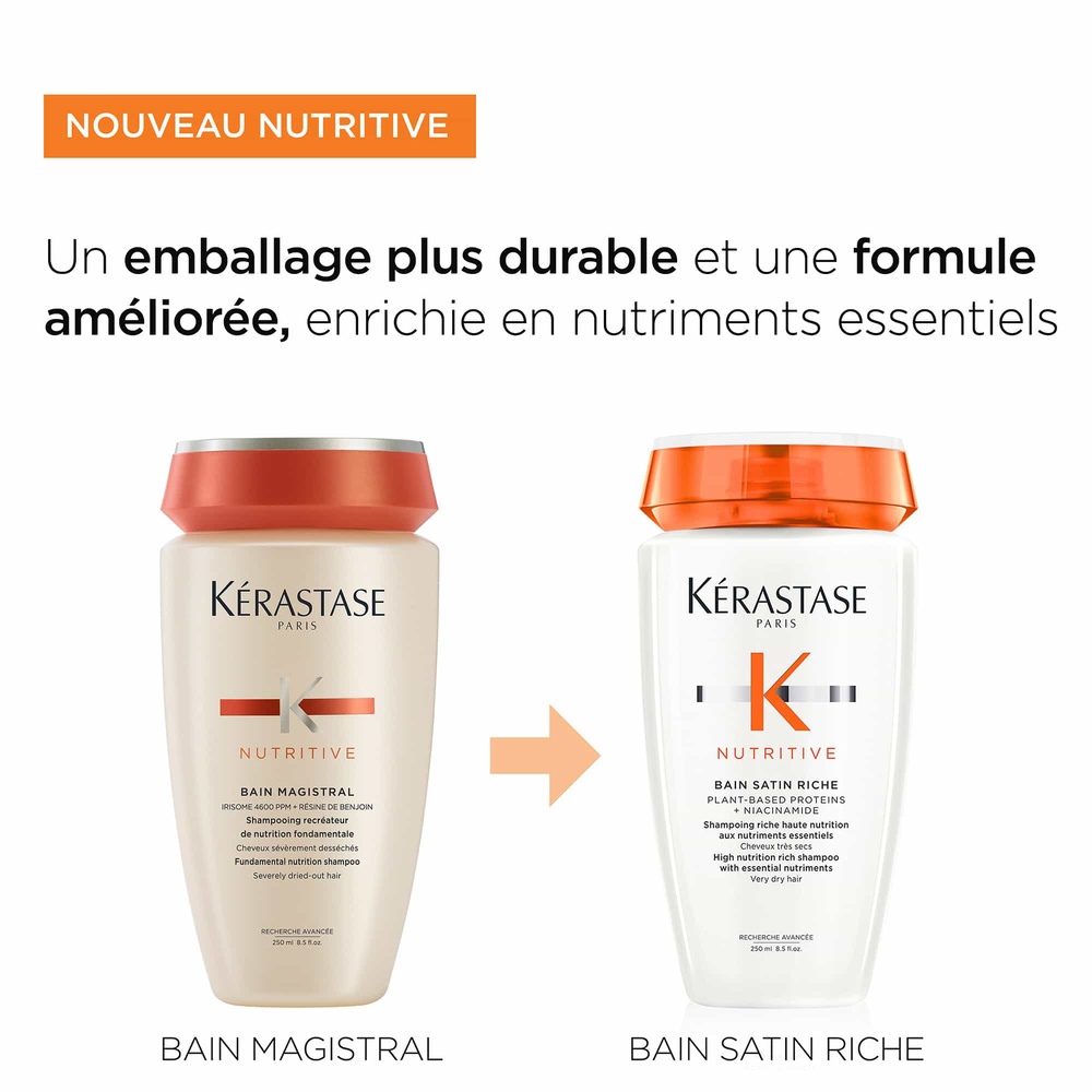 Kérastase Nutritive Bain Satin Riche 250ml Cheveux | Shampoing | cheveux secs