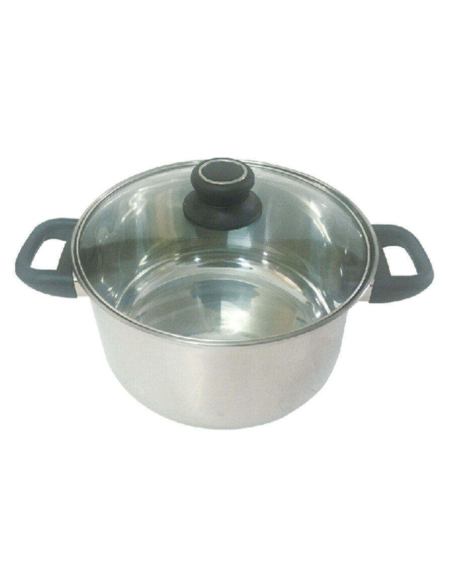 Topf mit Glasdeckel