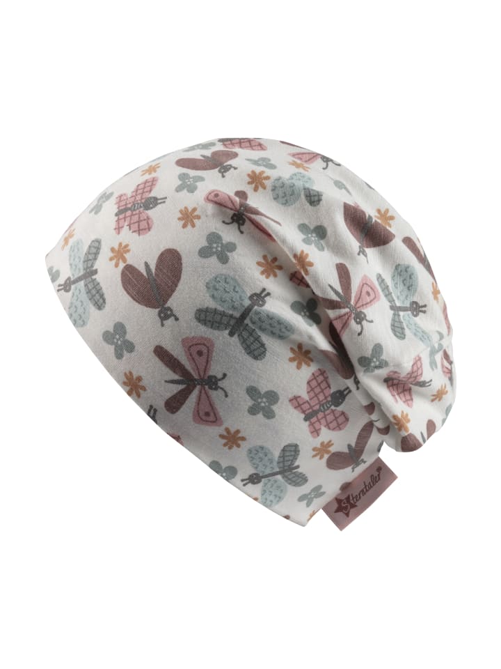 Sterntaler Slouch-Beanie Schmetterlinge in ecru günstig kaufen