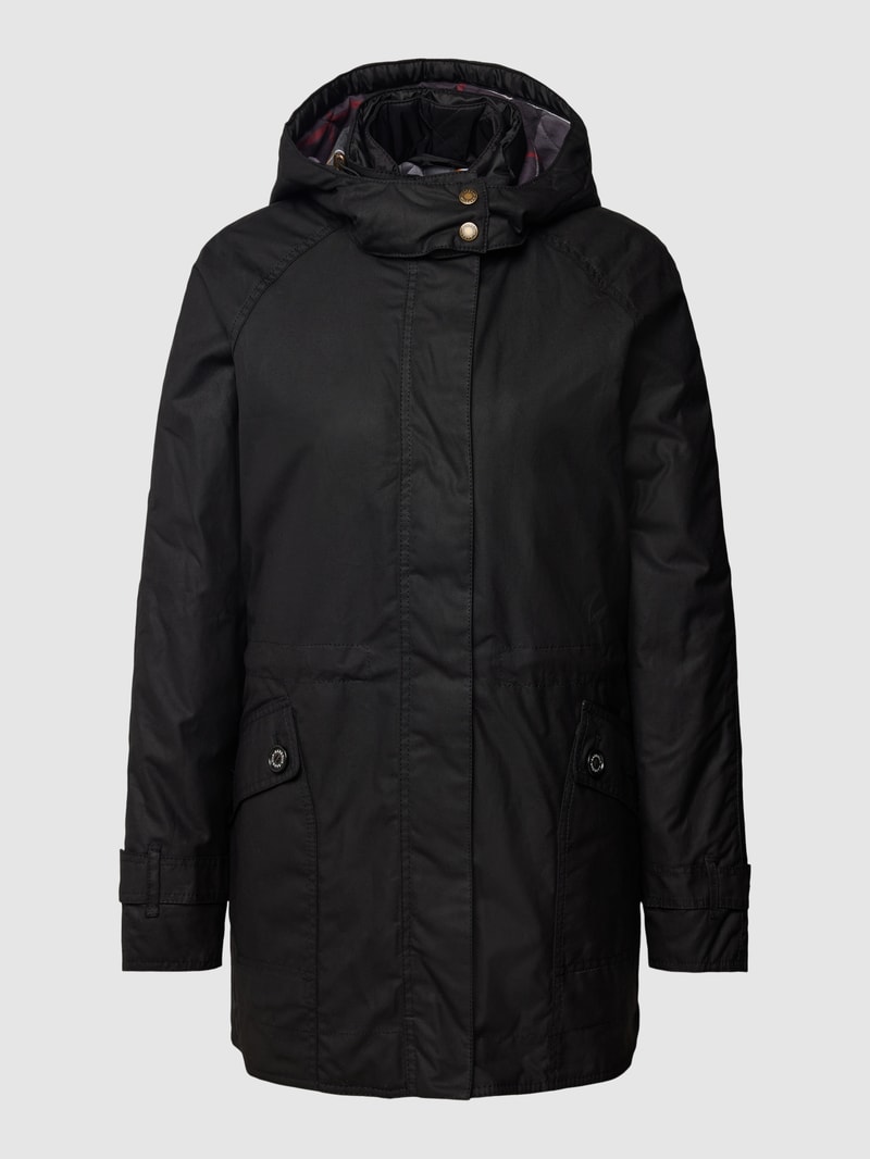 Jacke mit Kapuze Modell 'CANNICH' in schwarz