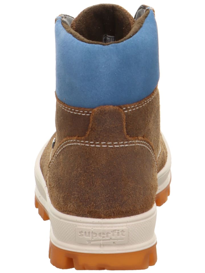 superfit Stiefelette in Braun/Blau günstig kaufen