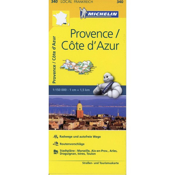 Michelin Provence - Cote d'Azur - Straßenkarte