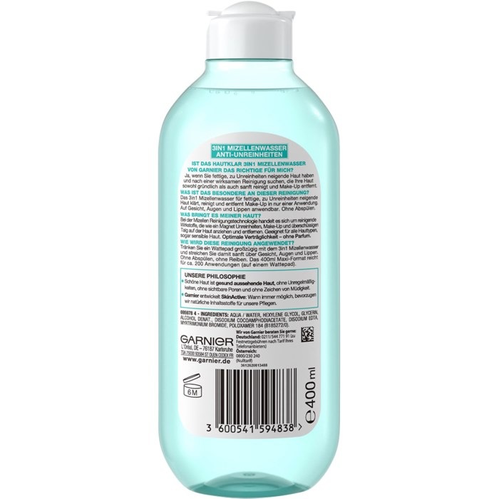 3-in-1 Mizellenwasser Anti-Unreinheiten