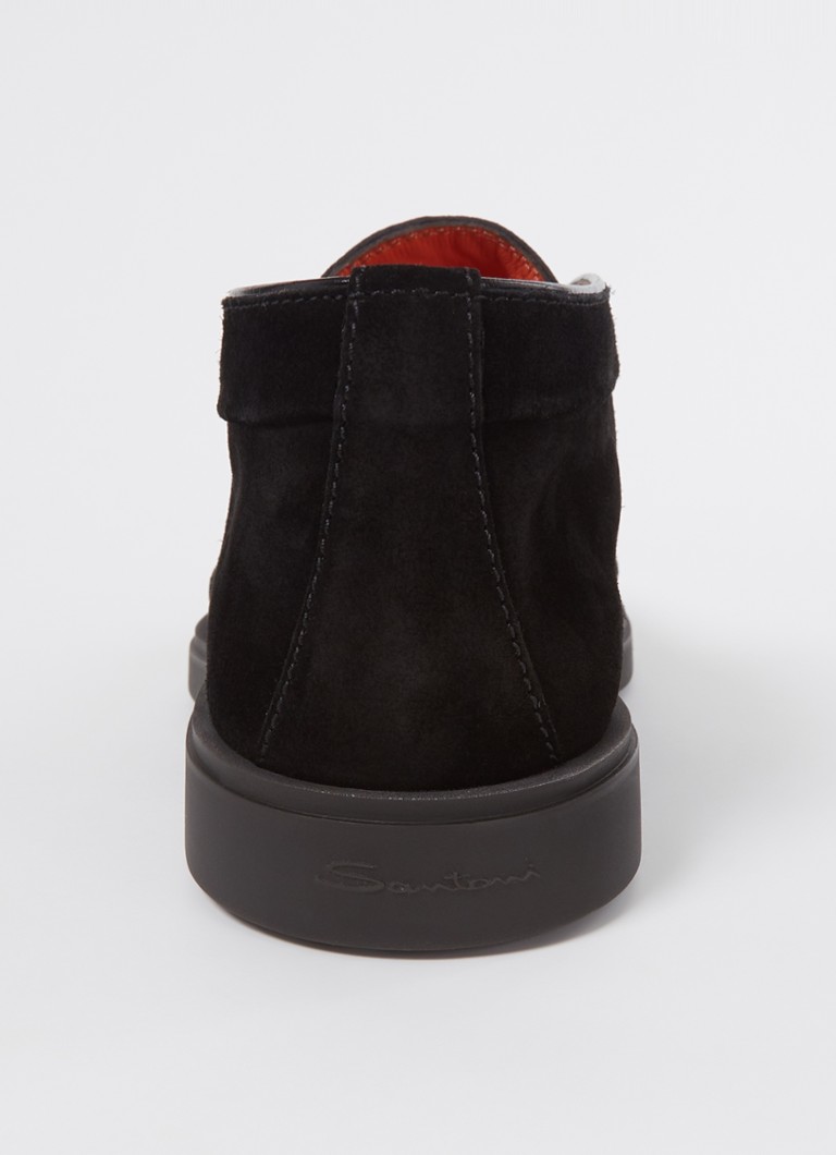 Scarpe slip-on in camoscio Santoni Detroit