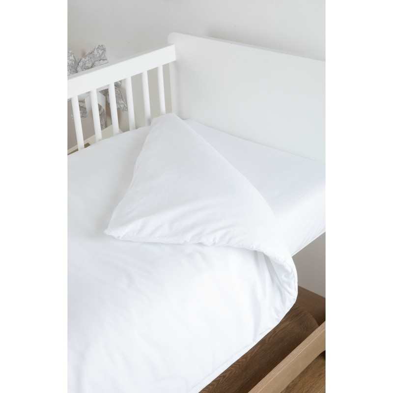 Housse de couette bébé unie en Coton Bio