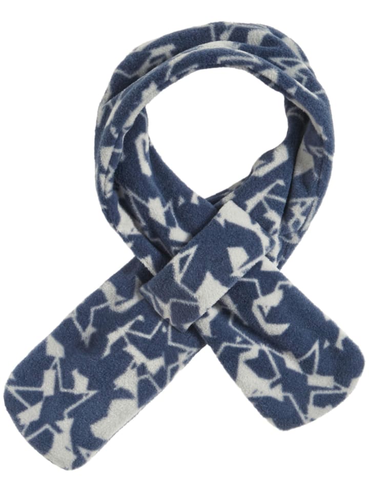 Playshoes Fleece-Steckschal Sterne Camouflage in Dunkelgrau günstig kaufen onesize