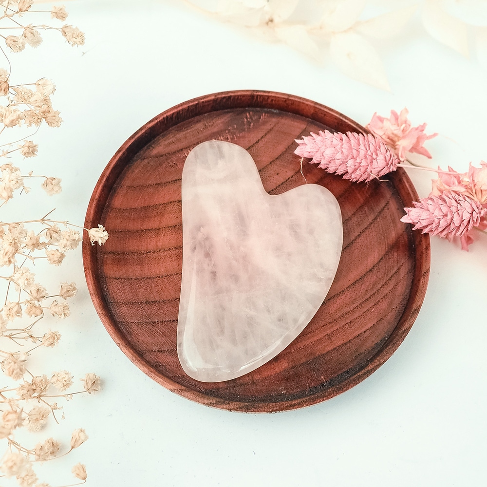 feel natural Gua Sha Quartz rose Accessoire Visage