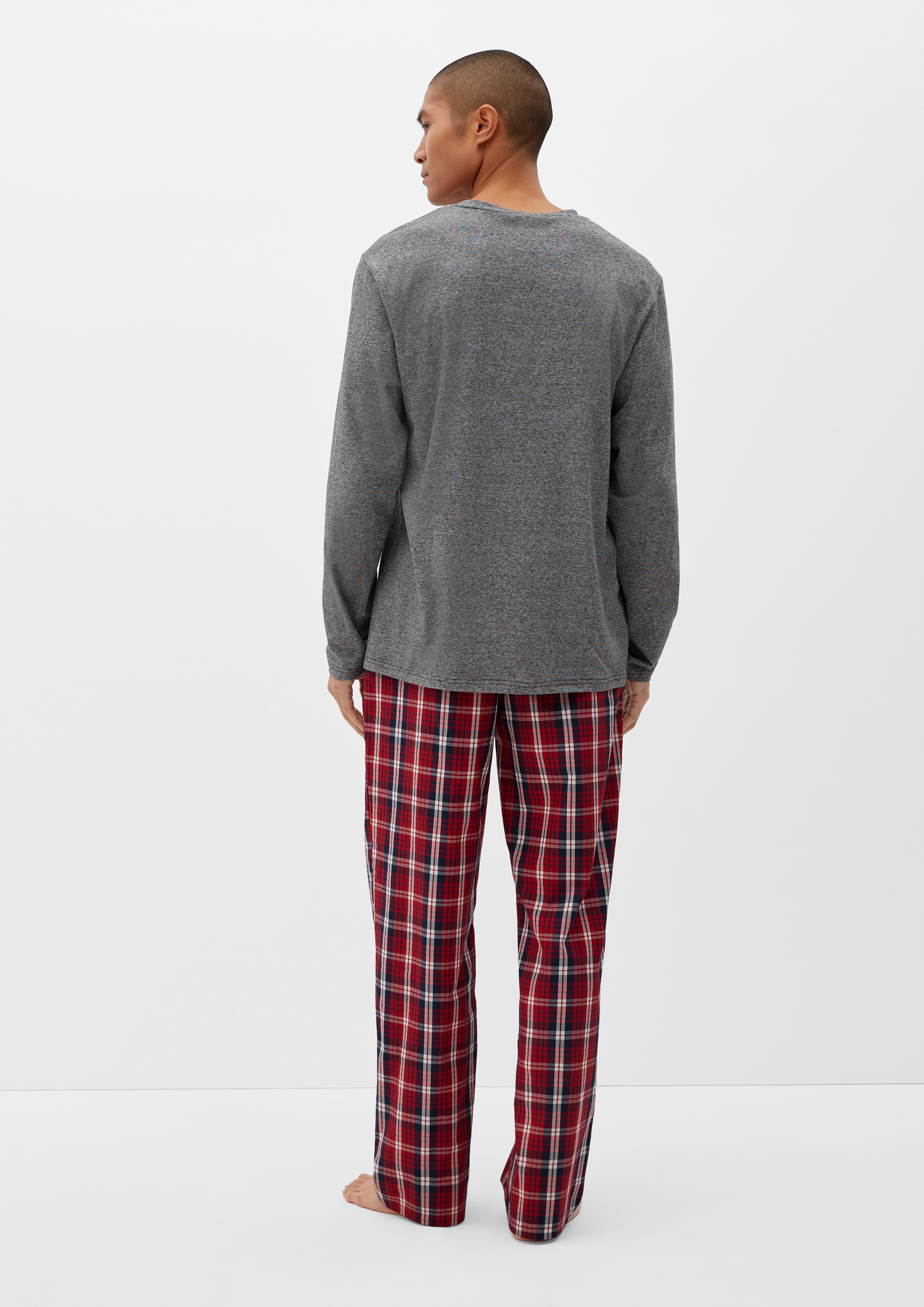 Pyjamahose mit Labelbund  6008113-30N1