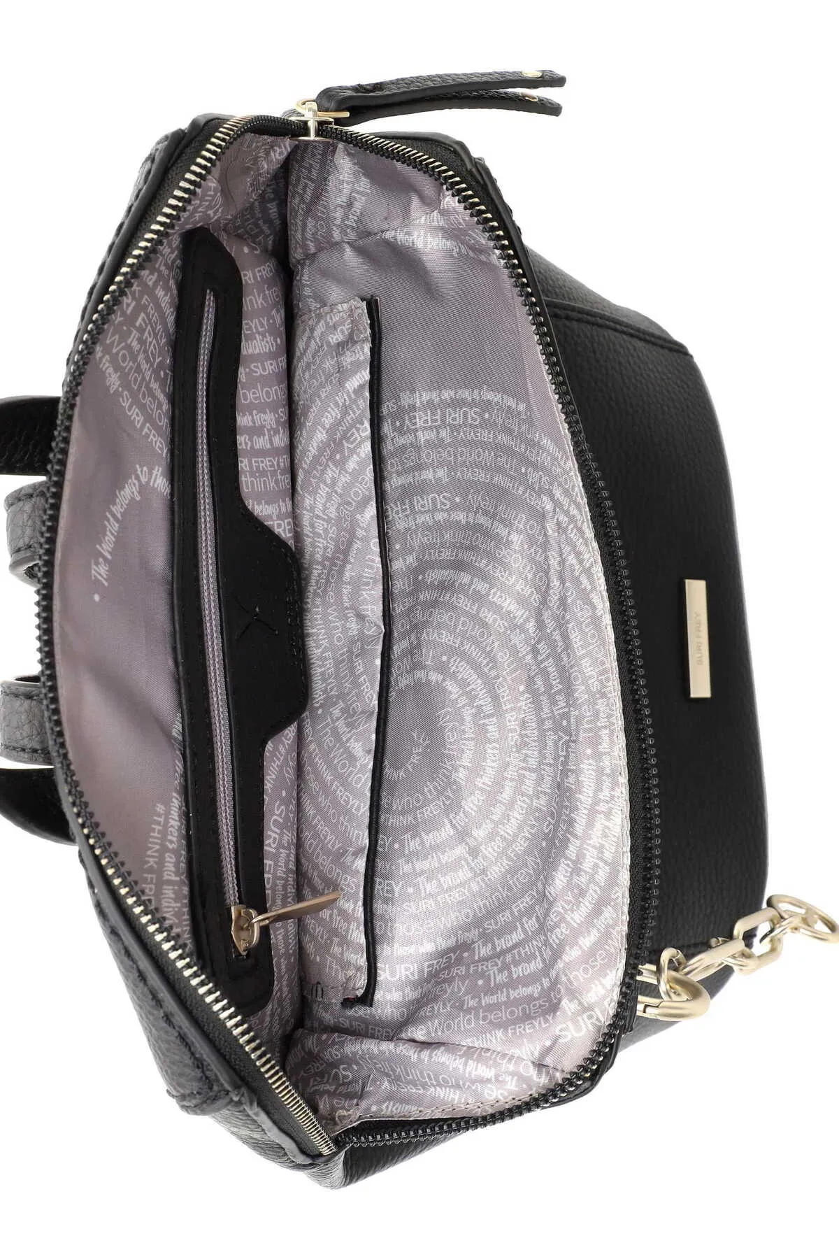 SURI FREY  Rucksack - Schwarz - Unifarben