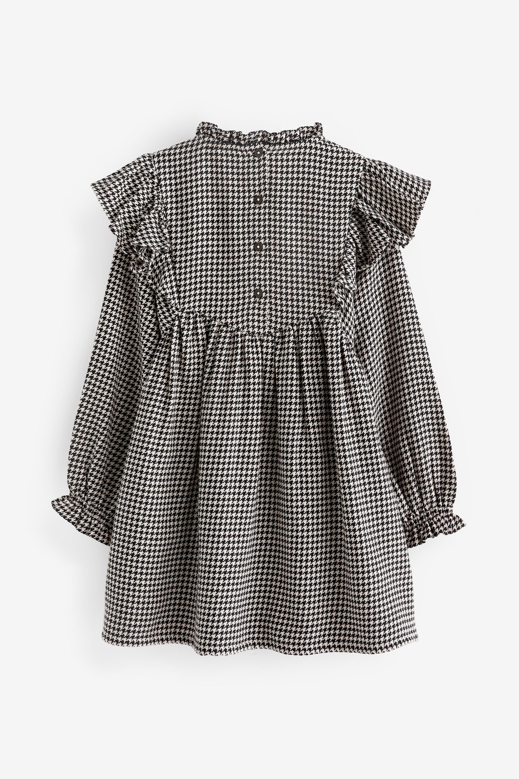 Next Karokleid Kariertes Kleid mit Rüschen (1-tlg)