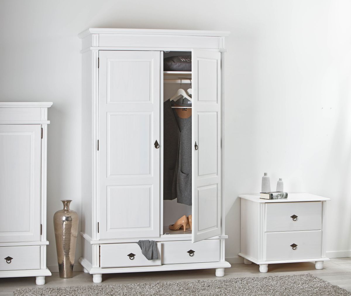 Kleiderschrank Danz 2 Weiß