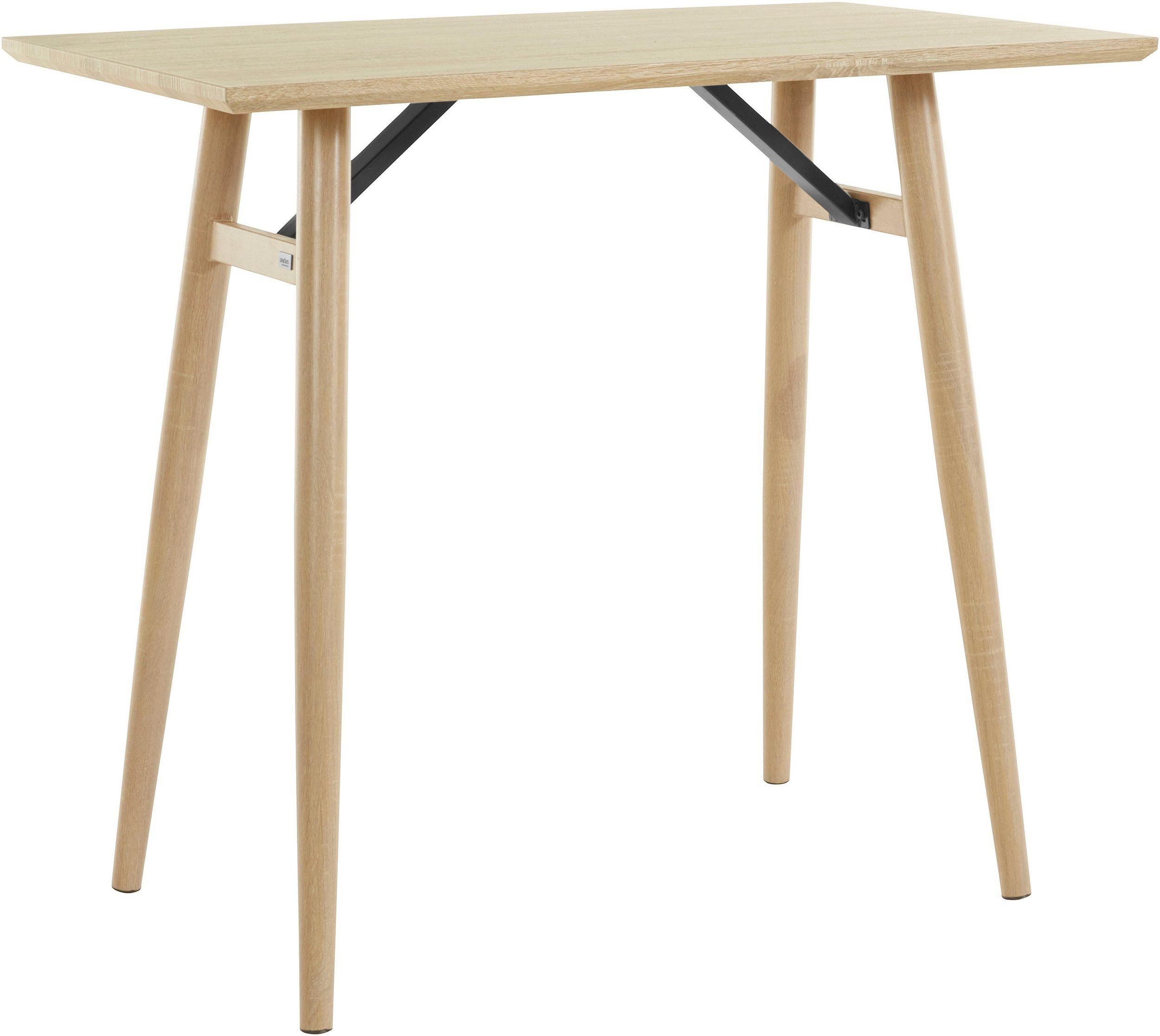 loft24 Bartisch Henrik, schöne Holzoptik, Skandinavischer Wohnstil, Höhe 90 cm