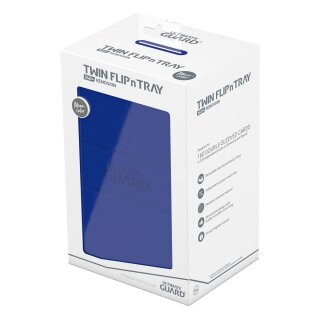 Ultimate Guard Twin Flip`n`Tray 160+ XenoSkin Monocolor - Blau