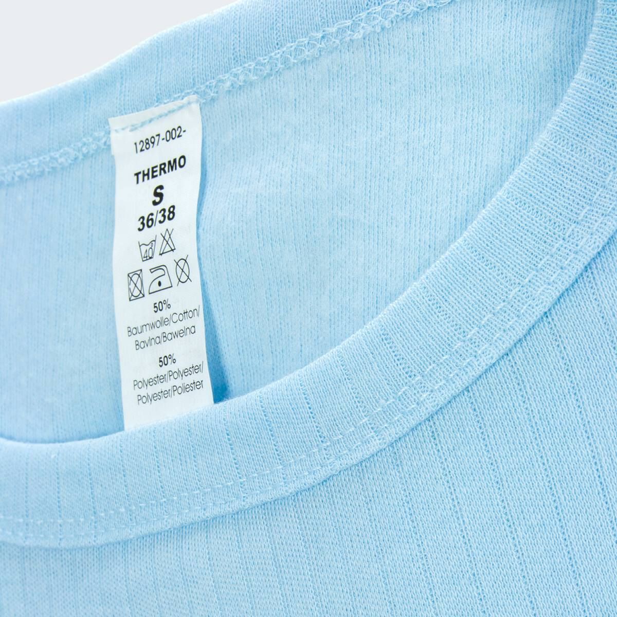 Black Snake Lightblue Damen Thermounterhemd