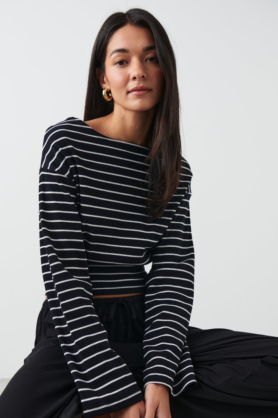 Flare sleeve top